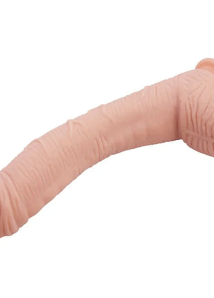 Pink silikon realistischer männlicher dildo mit strukturierter oberfläche und abgerundetem kopf 27 cm von baile