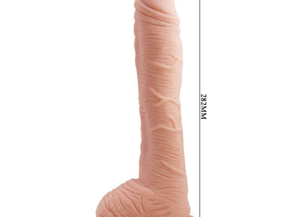 Pink silikon realistischer männlicher genitalmodell 28,2 cm hoch 50 mm breit baile alex realistischer hautdildo 27 cm