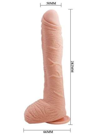 Pink silikon realistischer männlicher genitalmodell 28,2 cm hoch 50 mm breit baile alex realistischer hautdildo 27 cm