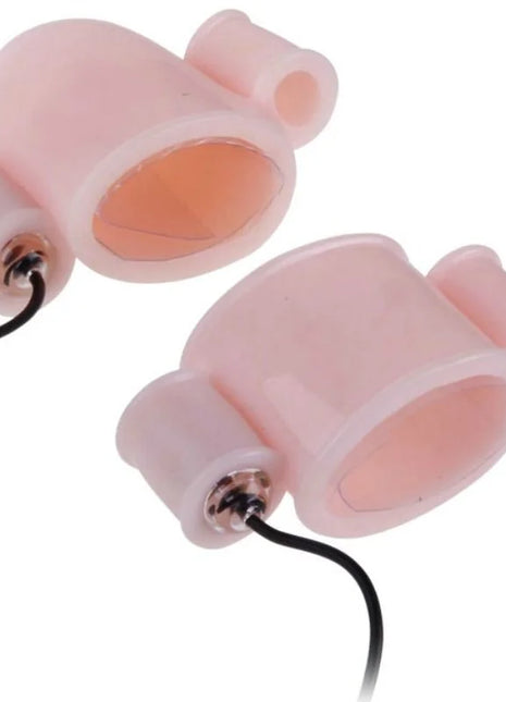 Pink silikon ohrhörerabdeckungen mit schwarzen kabeln für baile alfred penisvibratorabdeckungen mit steuerung