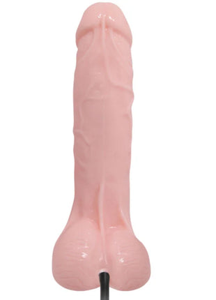 Pink silikon dildo mit schwarzem stiel baile aufblasbar realistischer dildo mit saugnapfen 15 cm