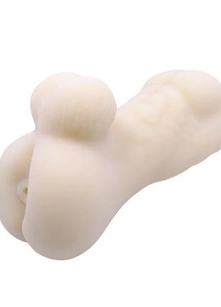 Creamfarbener silikon knochenförmiger minimasturbator von baile mit glatter struktur für männer