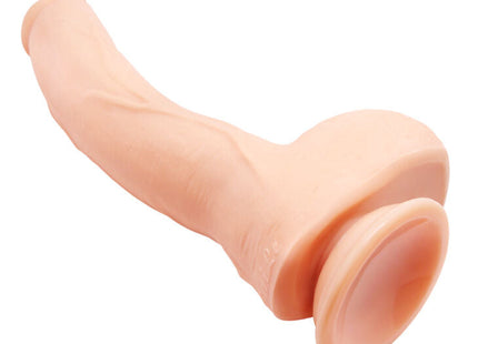Peachfarbener silikon dildo mit saugnapf basis 26 cm von BAILE beautiful jack