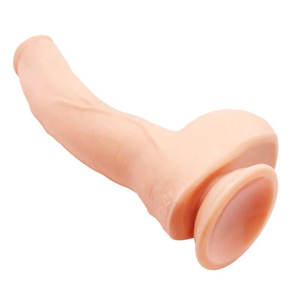 Peachfarbener silikon dildo mit saugnapf basis 26 cm von BAILE beautiful jack