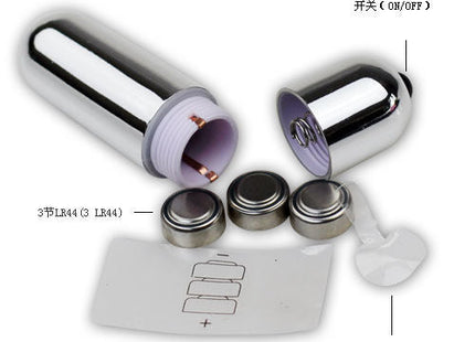 Baile brave man penis extension rabbit i chrome-finish vibrator mit zylindrischem metallischem design und abnehmbarem deckel