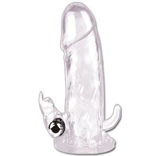 Klarer plastikdildo mit silberner glocke am fuß vom baile brave man penis verlängerung rabbit i