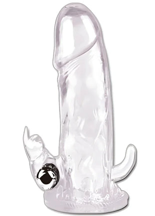 Klarer plastikdildo mit silberner glocke am fuß vom baile brave man penis verlängerung rabbit i