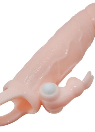 Pink silikon cockring mit integriertem vibrator und befestigtem ring aus demprodukt baile brave man penisabdeckung