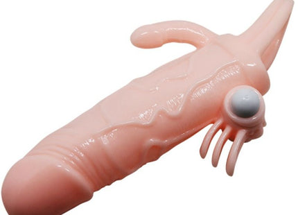 Pink silikon-tintenfisch-vibrator mit weißem auge und tentakeln für klitoris- und analstimulation von BAILE