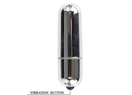 Baile brave man rabbit vibrator penisverlängerung mit glänzendem chromfinish und on off knopfdruck am unteren ende