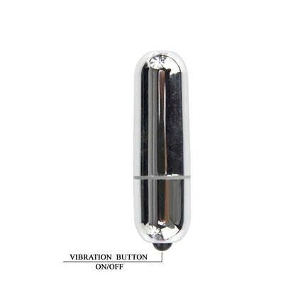 Baile brave man rabbit vibrator penisverlängerung mit glänzendem chromfinish und on off knopfdruck am unteren ende
