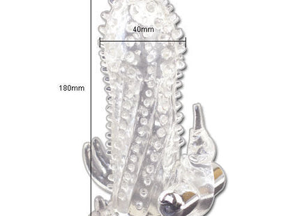 Transparenter silikon kaktusförmiger vibrator mit strukturierter oberfläche und metallbasis von baile brave man rabbit