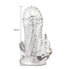 Transparenter silikon kaktusförmiger vibrator mit strukturierter oberfläche und metallbasis von baile brave man rabbit