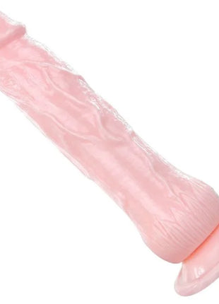 Pink silikon dildo von baile mit strukturierter oberfläche und rundem boden für squirtingfunktion