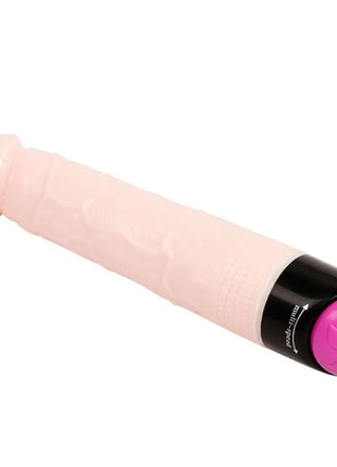 Rosa silikon erwachsenenspielzeug mit schwarzem und pinkem knopf in baile bunte sex vibration und rotation 24 cm