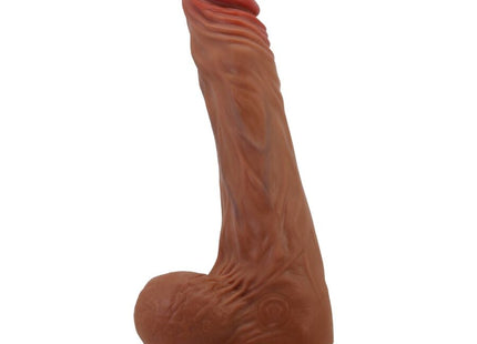 Baile calisto realistischer dildo 24 cm hautfarben aus braunem silikon mit realistischer textur und abgerundetem grundring