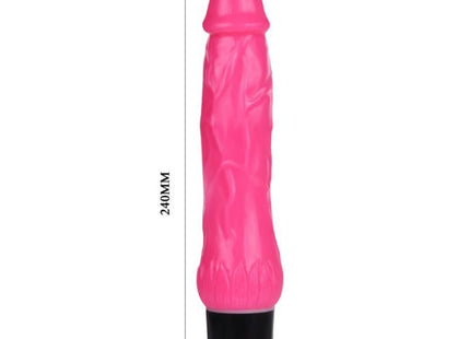Baile daaply pleasure multispeed vibrator lila 240mm silikon vibrator mit strukturierter oberfläche und schwarzer basis