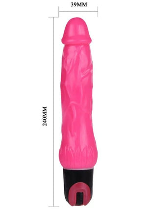 Baile daaply pleasure multispeed vibrator lila 240mm silikon vibrator mit strukturierter oberfläche und schwarzer basis