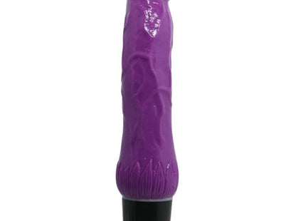Baile daaply pleasure multispeed vibrator lila aus lila silikon mit strukturierter oberfläche und schwarzer basis mit rosa power-knopf