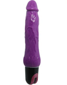 Baile daaply pleasure multispeed vibrator lila aus lila silikon mit strukturierter oberfläche und schwarzer basis mit rosa power-knopf