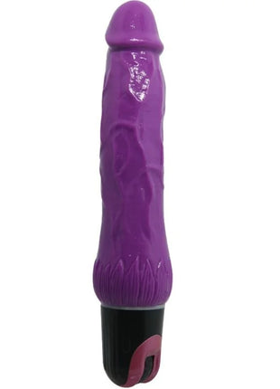 Baile daaply pleasure multispeed vibrator lila aus lila silikon mit strukturierter oberfläche und schwarzer basis mit rosa power-knopf