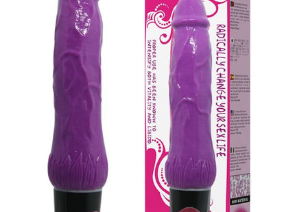Baile daaply pleasure multispeed vibrator lila aus lila silikon mit schwarzer basis und pinkem einschaltknopf