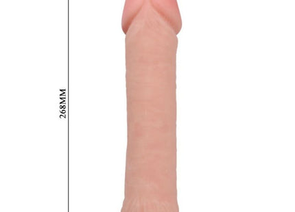 Baile großer penis realistischer dildo 26 cm aus rosa silikon 268 mm hoch und 58 mm breit am kopf