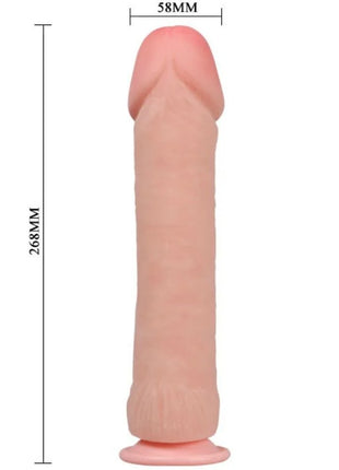 Baile großer penis realistischer dildo 26 cm aus rosa silikon 268 mm hoch und 58 mm breit am kopf