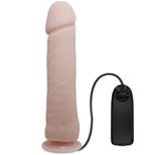 Pink silikon vibrator mit natürlicher vibration 26 cm und schwarzer fernbedienung von baile