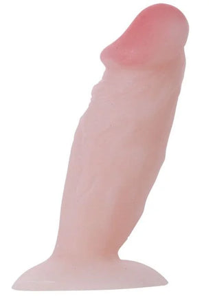 Pink silikon dildo baile der kleine penis aber stecker 11 cm mit abgerundeter spitze und strukturierter oberfläche