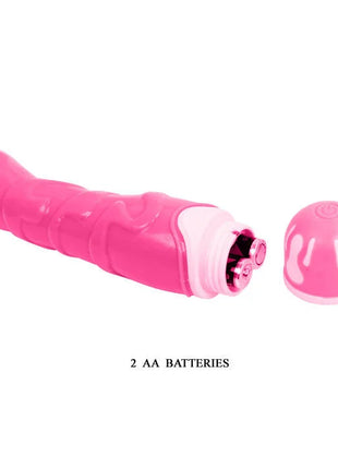Pinkes silikon vibrating toy mit abnehmbarem kappe und sichtbaren aa batterien von baile der realistischen hahn rosa 21,8 cm