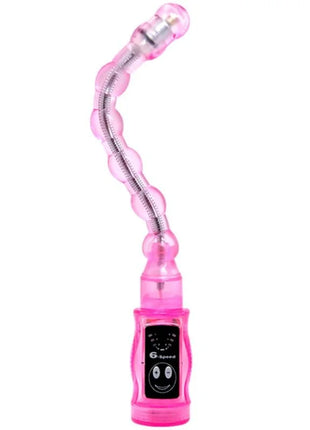Baile distortion dreifach rosa stimulator pinkes transparentes flexibles silikon-lampe mit biegsamem design und smiley-bedienfeld