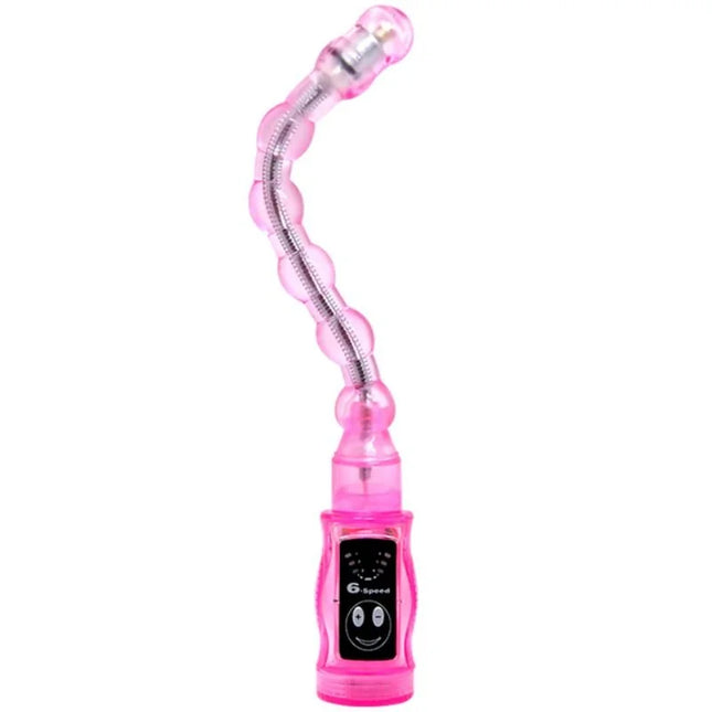 Baile distortion dreifach rosa stimulator pinkes transparentes flexibles silikon-lampe mit biegsamem design und smiley-bedienfeld