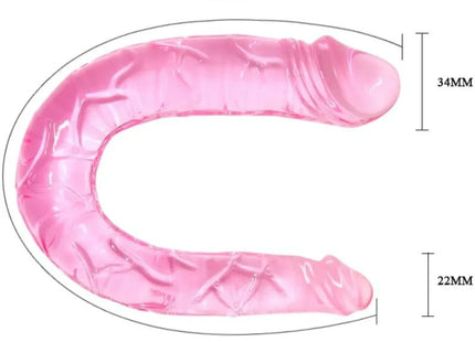 BAILE - DOPPEL DONG DOPPEL ROSA DILDO