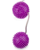Vibranter lila spitzer massage roller mit flexiblem metallgriff baile ein tiefes vergnügen blle mit lila strukturierung 3,60 cm