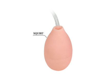 Baile eros realistischer ejakulator penis mit rosa silikonball und klarem schlauch zum aufspritzen