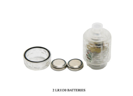 Baile fantasy vibe extension klare kunststoff batteriehalterung mit zwei silbernen lr1130 batterien und klarem deckel
