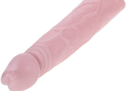 Rosa silikonfähnchen-förmiges toy mit strukturierter oberfläche und abgerundetem kopf baile fantasy vibe extension