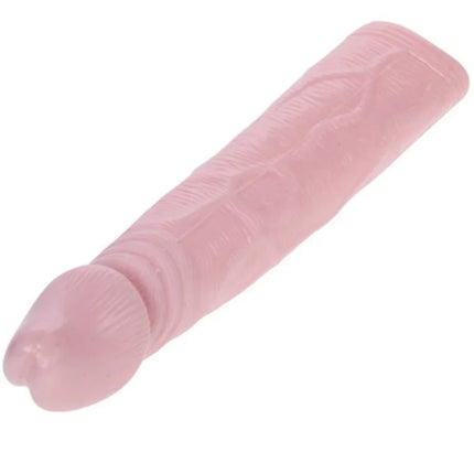 Rosa silikonfähnchen-förmiges toy mit strukturierter oberfläche und abgerundetem kopf baile fantasy vibe extension