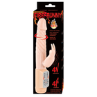 Baile fire bunny rotator mit feuersystem 4v vibrations- und rotationsspielzeug mit pfirsichfarbener strukturierter shaft und handförmiger basis