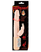 Baile fire bunny rotator mit feuersystem 4v vibrations- und rotationsspielzeug mit pfirsichfarbener strukturierter shaft und handförmiger basis