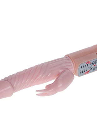 Pink silikon vibrierendes spielzeug mit steuerung und klauenansatz baile fire bunny rotator mit feuersystem