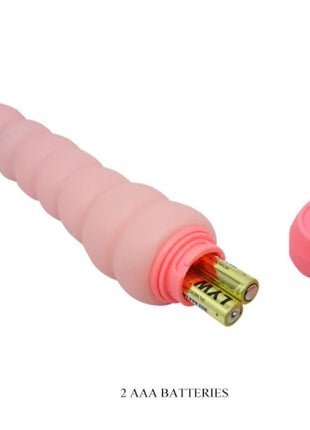 Rosa silikon vibrator baile flexi vibe sensual spine 19 cm mit geriffelter struktur und abnehmbarem kappe