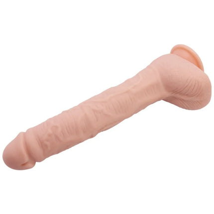 Baile flexibler realistischer dildo in pink aus silikon mit strukturierter oberfläche und abgerundetem kopf