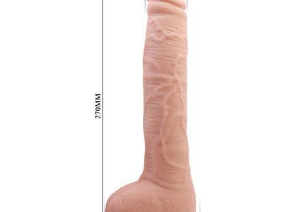 Baile flexibler realistischer dildo aus pink silikon mit realistischer struktur und abgerundetem sockel