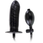 Schwarzer silikon aufblasbarer analplug mit pumpe und schlauch von baile größerer joy penis 16 cm