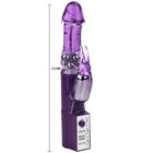 Baile hot lady ii kaninchenperlenrotator lila vibrierender rabbit sexspielzeug mit glänzendem kunststoffkörper und silbernen metallakzenten am kopf