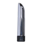 Baile lady finger vibrator glänzend verchromt mit elegantem geschwungenem design und schwarzer strukturierter basis