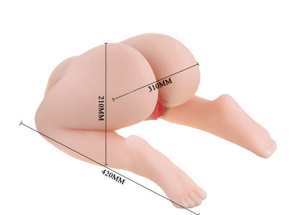 Pink silikonpuppe mit realistischer hauttextur und detaillierter anatomie baile leidenschaft lady masturbator stimme 3d