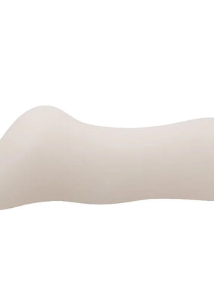 Creamfarbener ergonomisch geformter memoryschaum nackenstützkissen mit glatter weicher oberfläche bei baile leidenschaft lady murcia masturbator 3d